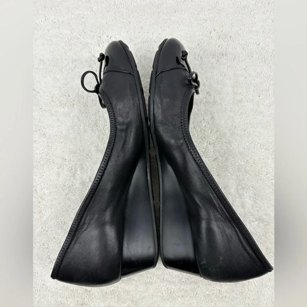 Cole Haan Women’s Nike Air Tali Patent Leather Cap Toe Wedge